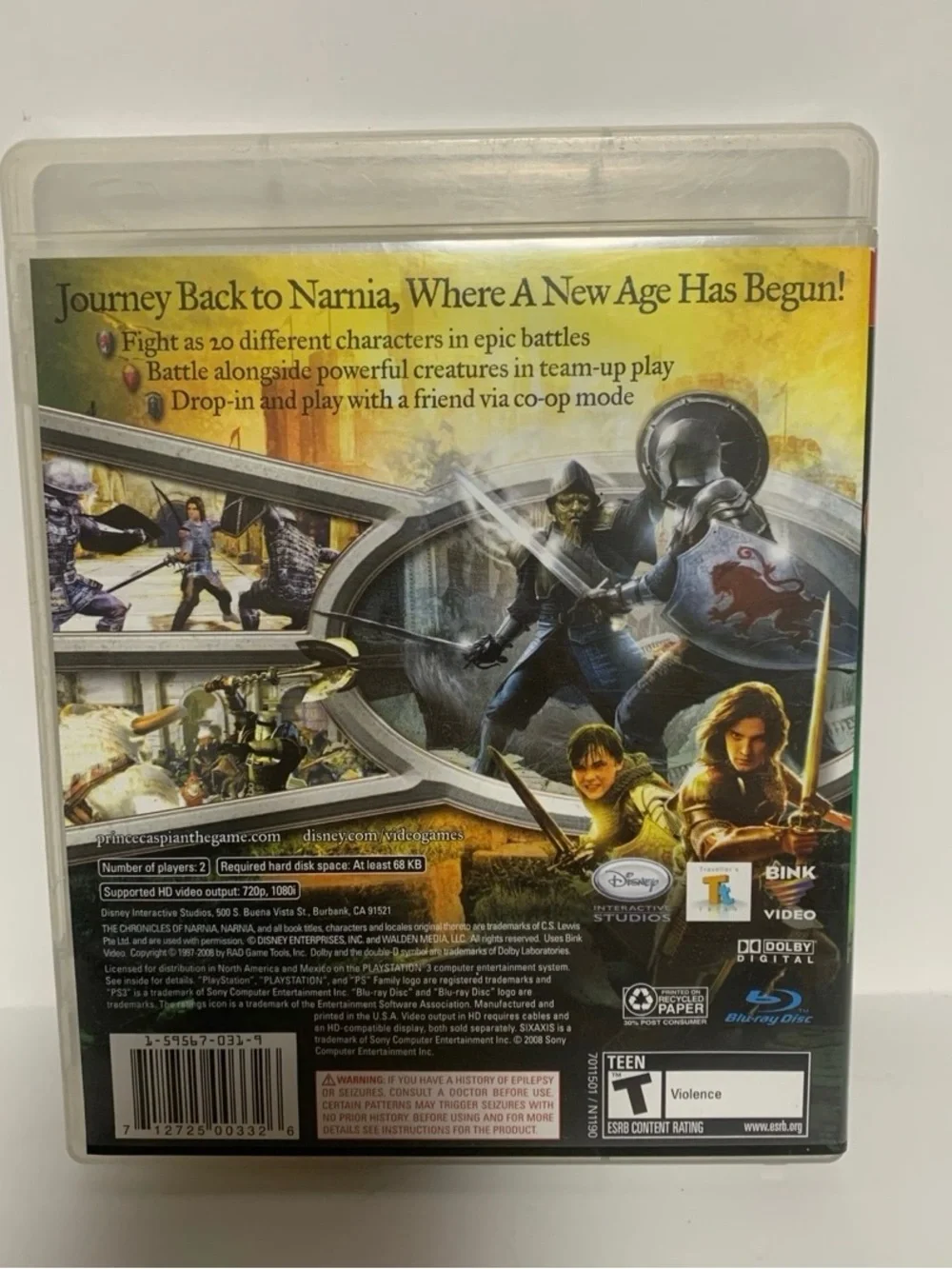 The Chronicles of Narnia Prince Caspian PS3